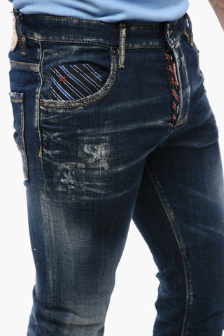 Distressed-Jeans SKATER mit dunkler Waschung