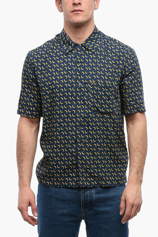 Breast-pocketed BANANA Bowling Shirt