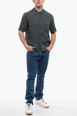 Breast-pocketed BANANA Bowling Shirt