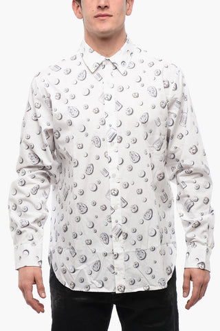 Camicia in Cotone PEARL & JEWELLERY con Collo Francese