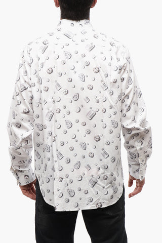 Camicia in Cotone PEARL & JEWELLERY con Collo Francese