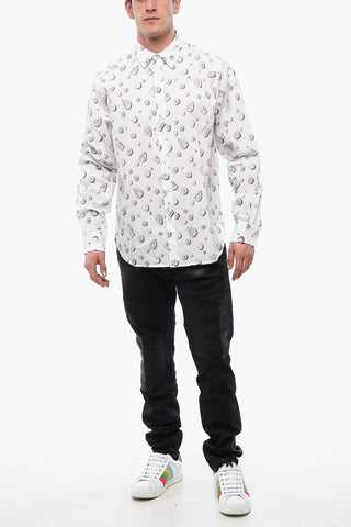 Camicia in Cotone PEARL & JEWELLERY con Collo Francese