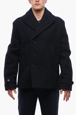 Double-breasted SIERRA LEONE Wool Blend Coat