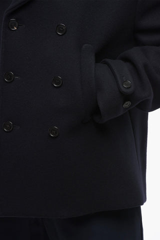 Double-breasted SIERRA LEONE Wool Blend Coat