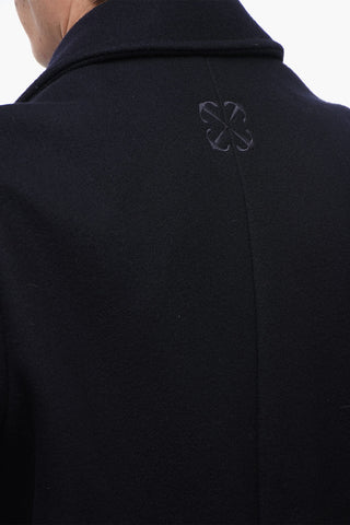 Double-breasted SIERRA LEONE Wool Blend Coat