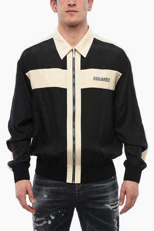 Camicia Club in Satin con Zip