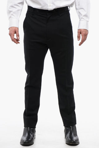 Cigarette Pants with Striped Detail