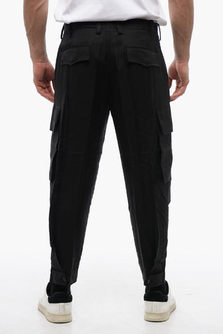 Loose-Fit Cargo-Hose FIREMAN aus Seidenmischung