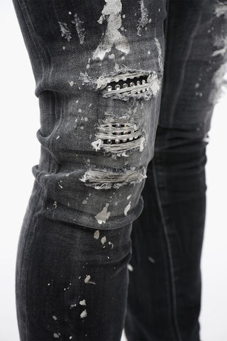 Distressed Effect SUPER TWINKY Skinny-Fit Jeans