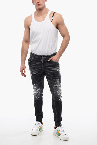 Distressed Effect SUPER TWINKY Skinny-Fit Jeans