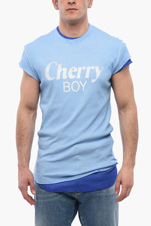 Zweilagiges T-Shirt CHERRY BOY mit Choke-Fit