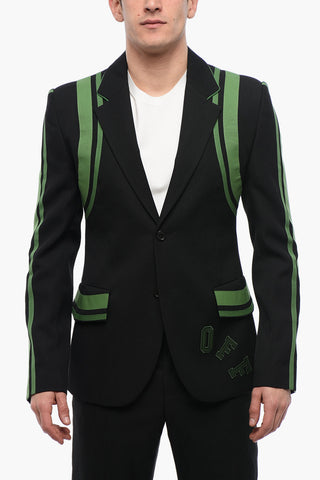 Wool Blazer FORMAL VARS with Tape Details