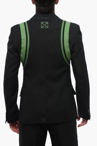 Wool Blazer FORMAL VARS with Tape Details
