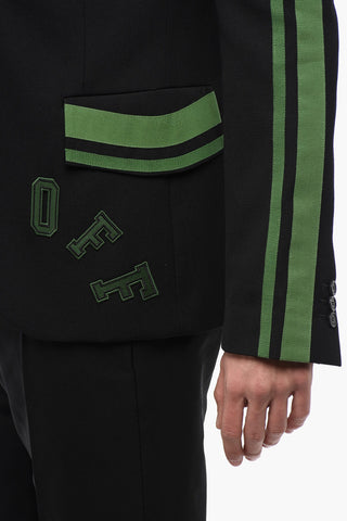 Wool Blazer FORMAL VARS with Tape Details