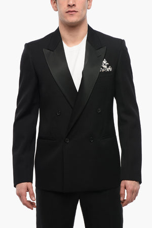 Blazer Doppiopetto TATTOO con Rever a Lancia in Satin