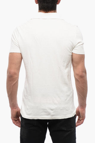Poloshirt Aus Leinenmischung Mit Brusttasche
