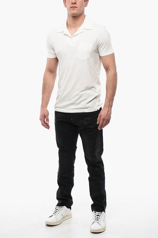 Poloshirt Aus Leinenmischung Mit Brusttasche