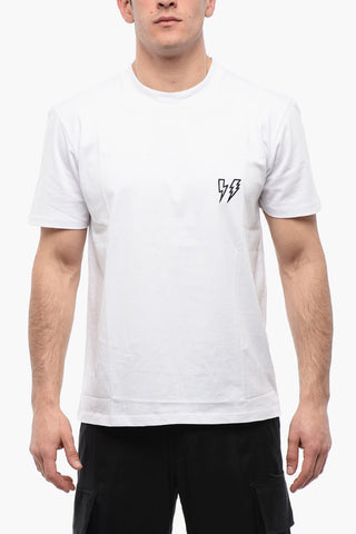 Cotton DOUBLE BOLT Slim Fit T-Shirt