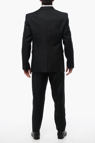 BERLIN Long Suit with Satin Peak Lapel