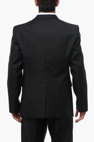 BERLIN Long Suit with Satin Peak Lapel
