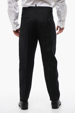 BERLIN Long Suit with Satin Peak Lapel