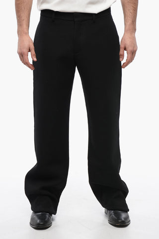Straight-Fit-Hosen aus Wolle