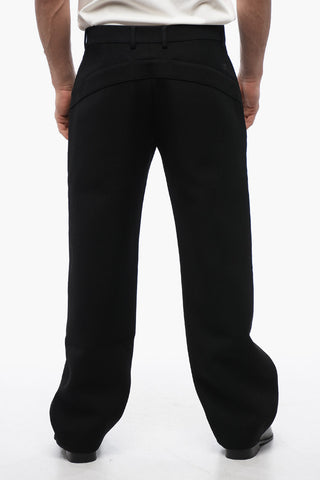 Straight-Fit-Hosen aus Wolle
