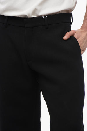 Straight-Fit Wool Trousers