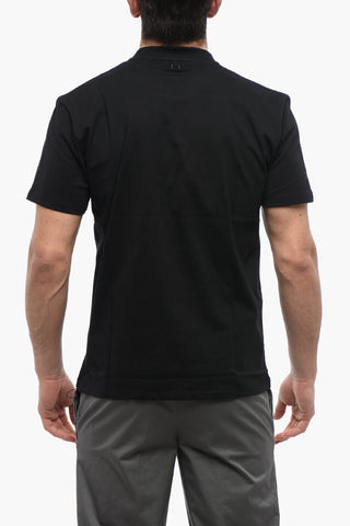 T-Shirt Slim Fit DOUBLE BOLT in Cotone