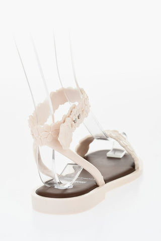 MELISSA Rubber BLOSSOM Sandals with Ankle Strap