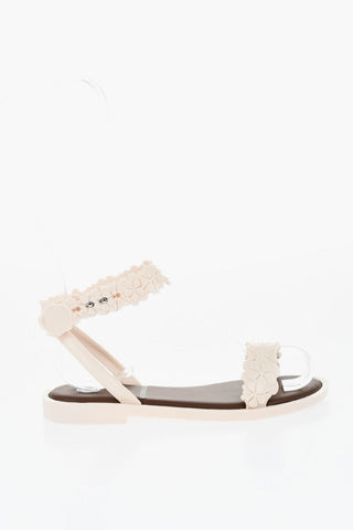 MELISSA Rubber BLOSSOM Sandals with Ankle Strap