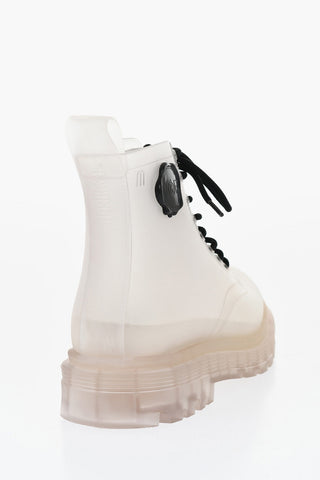 MELISSA Transparent Rubber COTURNO Combat Booties