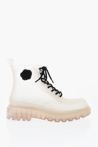 MELISSA Transparent Rubber COTURNO Combat Booties
