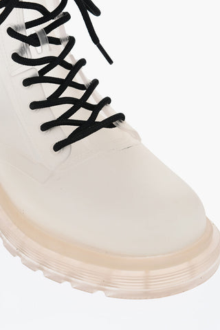 MELISSA Transparent Rubber COTURNO Combat Booties