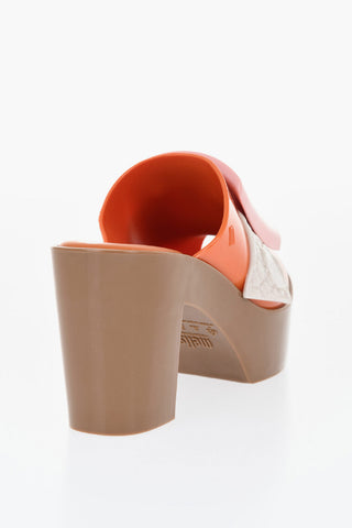 MELISSA Rubber BLOSSOM Mules with Maxi Buckle 10cm