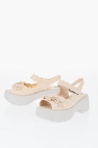 MELISSA Rubber BLOSSOM Sandals with Platform Sole