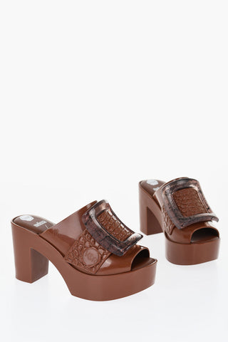 MELISSA Mules in Gomma BUCKLE UP con Maxi Fibbia 10cm