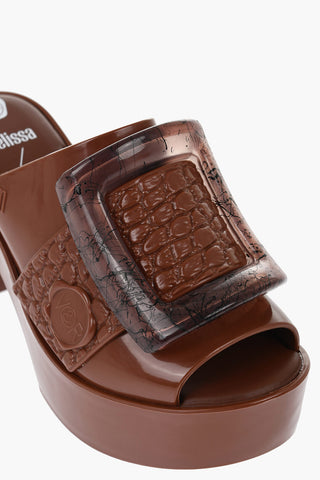 MELISSA Mules in Gomma BUCKLE UP con Maxi Fibbia 10cm