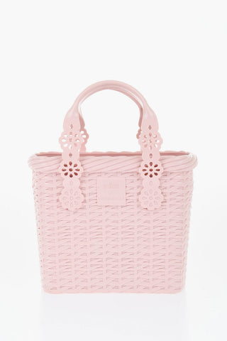 MELISSA Rubber Tote Bag with Removable Shoulder Strap