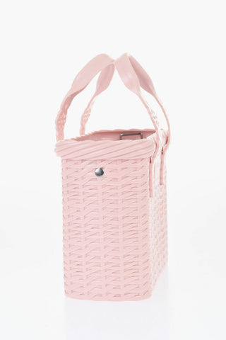MELISSA Rubber Tote Bag with Removable Shoulder Strap