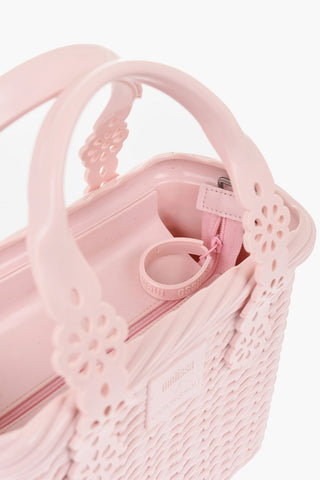 MELISSA Rubber Tote Bag with Removable Shoulder Strap
