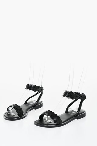 MELISSA Rubber BLOSSOM Sandals with Ankle Strap