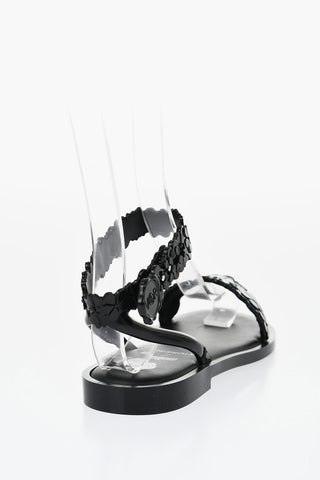 MELISSA Rubber BLOSSOM Sandals with Ankle Strap