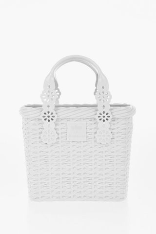 MELISSA Rubber Tote Bag with Removable Shoulder Strap