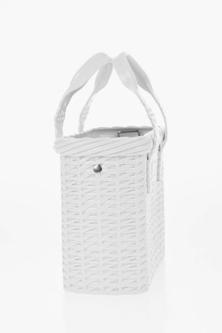 MELISSA Rubber Tote Bag with Removable Shoulder Strap