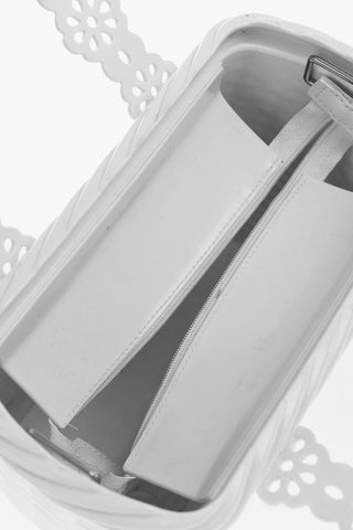 MELISSA Rubber Tote Bag with Removable Shoulder Strap