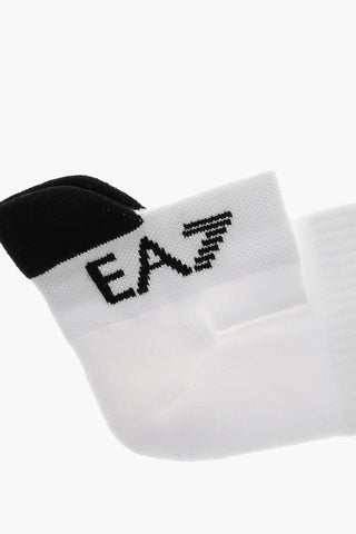 EA7 EMPORIO Cotton Blend Socks with Contrasting Logo