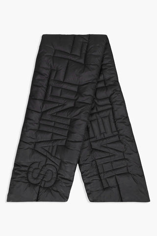 Sciarpa in Nylon a Tinta Unita Imbottita