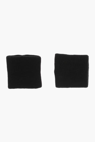 EA7 EMPORIO Solid Color Wristbands with Contrasting Logo