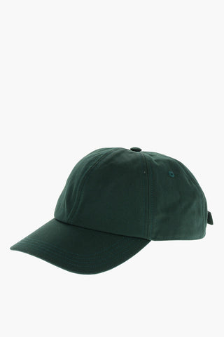 Cappello Baseball in Tinta Unita con Logo Ricamato